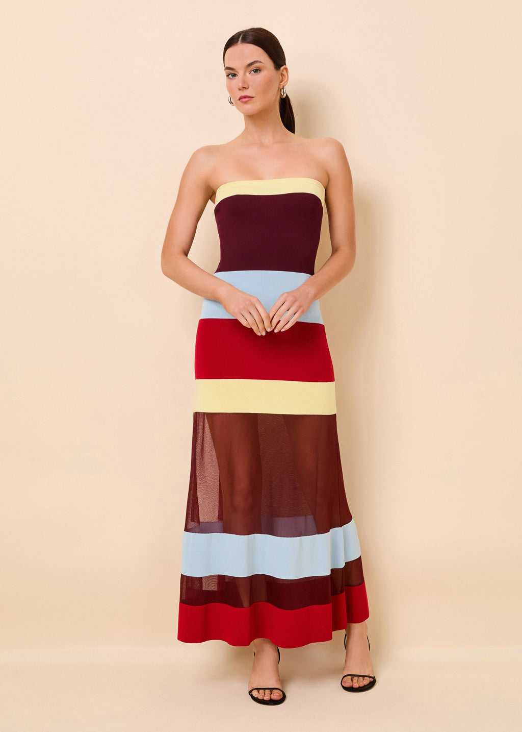 Nola Dress Copenhagen Stripe