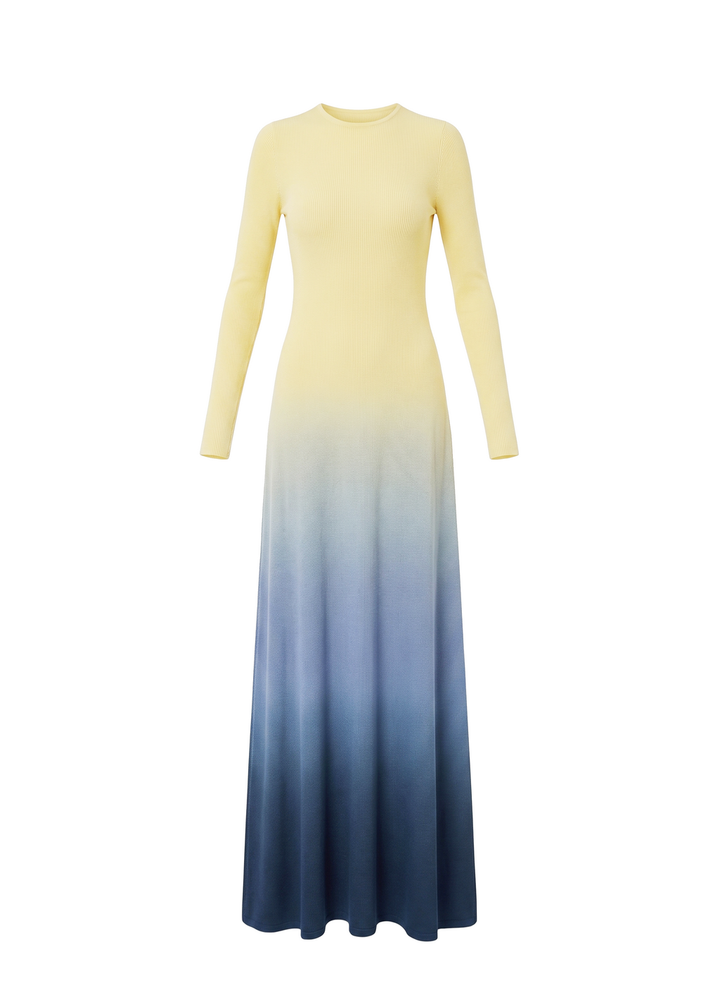 Dora Dress Ombre Danish Butter / Deep Canal